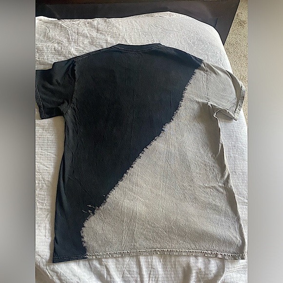 🛑 POETIC JUSTICE T-Shirt Dip Dye Black & Grey TUPAC in a size S/M 🛑BUY NOW ONLY🛑 - Picture 3 of 6